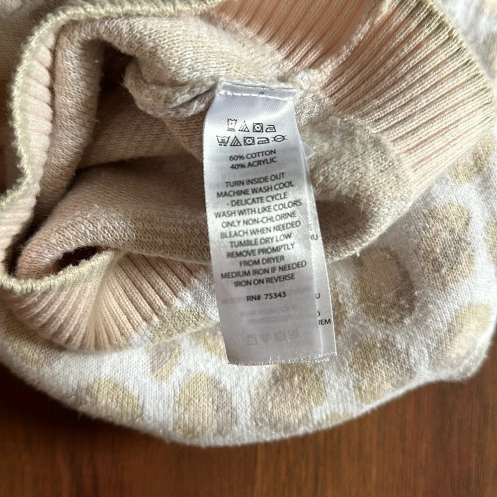 Cynthia Rowley Girls 4T Cheetah Print Sweater Dress - Picture 8 of 9